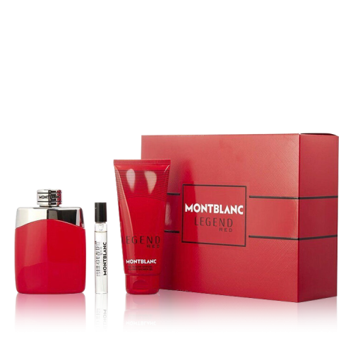 MONT BLANC LEGEND RED 3 PCS SET